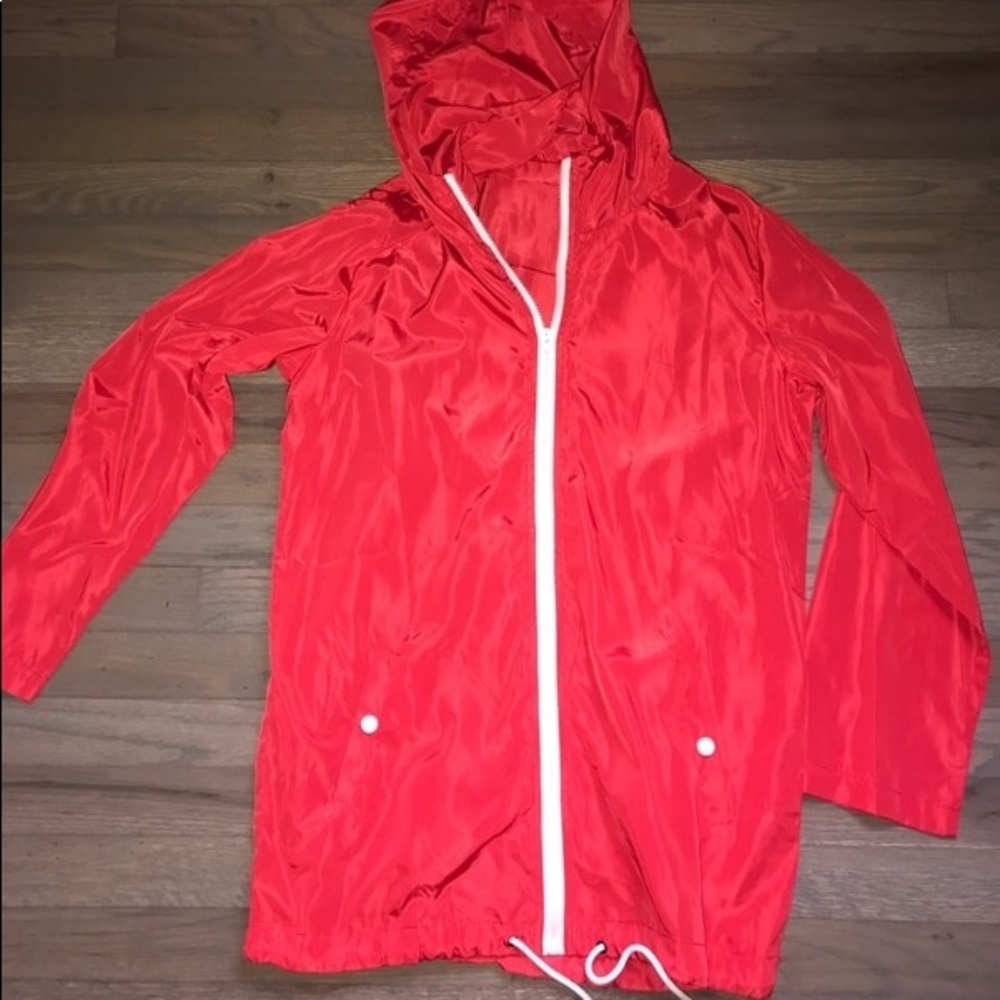 -Red Windbreaker - Picture 5 of 6